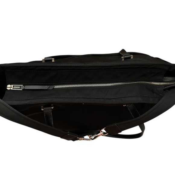 Kate Spade Black Nylon Diaper Tote Bag Large Travel Work Carryall - Picture 14 of 14